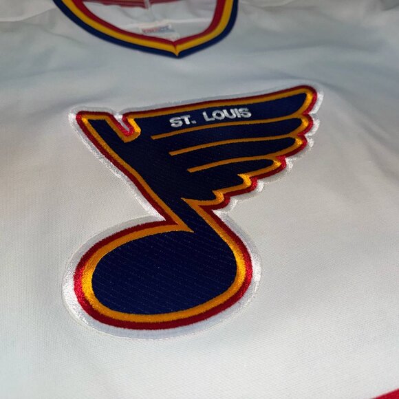 1991 St. Louis Blues CCM NHL Hockey Jersey - White - Picture 3 of 11